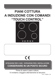 Manuale DeLonghi PIN 60 TC Piano cottura