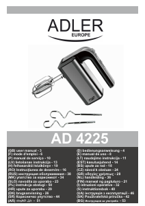 Manual Adler AD 4225 Mixer de mână