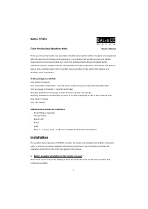 Mode d’emploi Balance Meteo 975194 Station météo