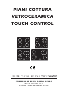 Manuale DeLonghi PVC 60 TC Piano cottura