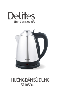 Hướng dẫn sử dụng Delites ST18S04 Ấm đun nước