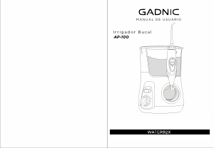 Manual de uso Gadnic WATER02X Irrigador bucal