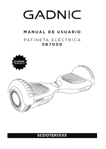 Manual de uso Gadnic SCOOTER10 Aerotabla