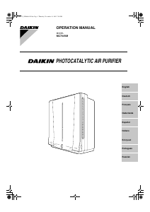 Mode d’emploi Daikin MC704VM Purificateur d'air