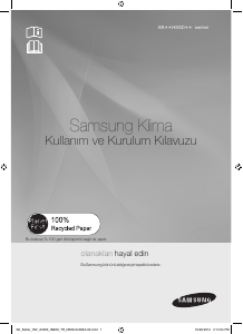 Kullanım kılavuzu Samsung AR12HSSDCWKXSK Klima