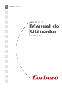 Manual Corberó CLA 1208 W Máquina de lavar roupa