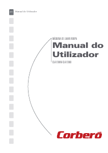 Manual Corberó CLA 1208 X Máquina de lavar roupa