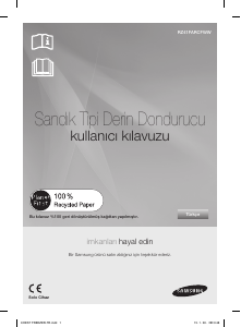 Kullanım kılavuzu Samsung RZ41FARCFWW Dondurucu