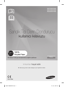Kullanım kılavuzu Samsung RZ20FARCFWW Dondurucu