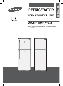 Manual Samsung RT45MESW Fridge-Freezer