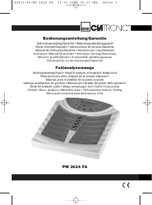 Manuál Clatronic PW 2624 FA Váhy