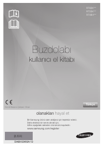 Kullanım kılavuzu Samsung RT60KPRSW Donduruculu buzdolabı