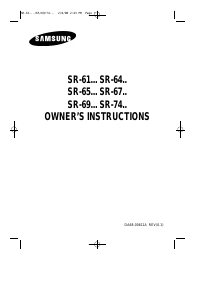 Manual Samsung SR-67KTC Fridge-Freezer