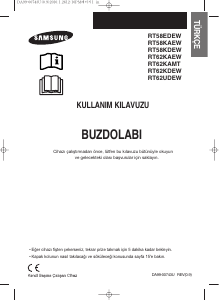 Kullanım kılavuzu Samsung RT58KAEW Donduruculu buzdolabı