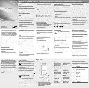 Kullanım kılavuzu Samsung GT-E1225F Cep telefonu