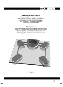 Manuale Clatronic PW 2982 FA Bilancia