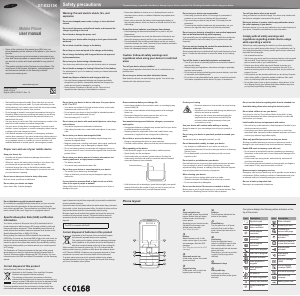 Manual Samsung GT-E3213K Mobile Phone