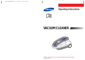 Manual Samsung VC-9830 Vacuum Cleaner