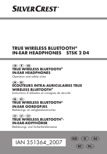 Handleiding SilverCrest STSK 2 D4 Koptelefoon