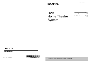 Handleiding Sony DAV-DZ940K Home cinema set