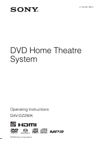 Manual Sony DAV-DZ290K Home Theater System