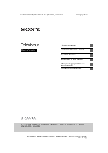 Mode d’emploi Sony Bravia KDL-40R558C Téléviseur LCD