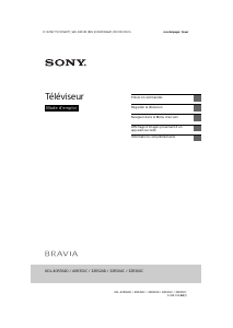 Mode d’emploi Sony Bravia KDL-40R350C Téléviseur LCD