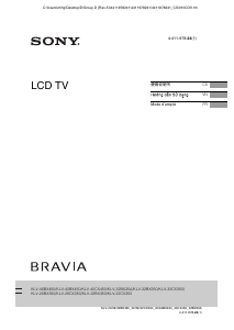 Hướng dẫn sử dụng Sony Bravia KLV-32BX350 Ti vi LCD