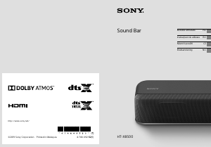 Bruksanvisning Sony HT-X8500 Høyttaler