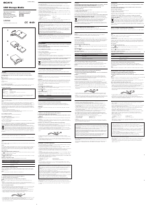 Manuale Sony USD5G Unità USB