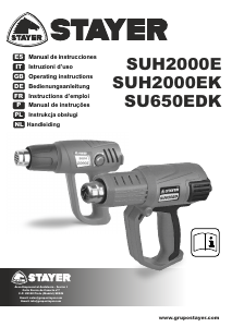 Mode d’emploi Stayer SUH 2000 E K Décapeur thermique