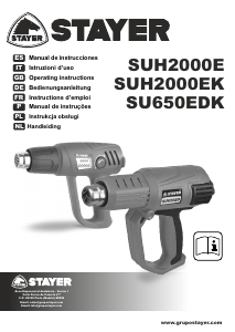 Manual de uso Stayer SUH 2000 E Decapador por aire caliente