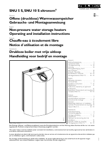 Bedienungsanleitung Stiebel Eltron SNU 10 S Warmwasserspeicher