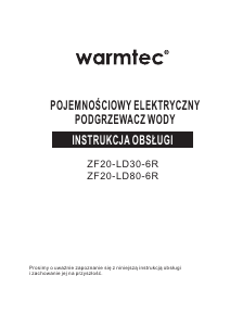 Instrukcja Warmtec ZF20-LD30-6R Bojler