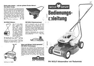 Bedienungsanleitung Wolf Garten PN 45 Rasenmäher