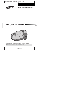Manual Samsung VC-8510 Vacuum Cleaner
