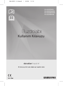Kullanım kılavuzu Samsung RL4322RBASP Donduruculu buzdolabı