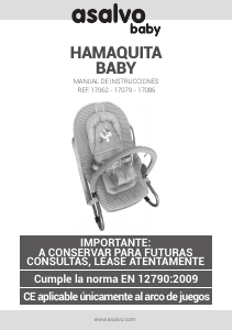 Manual Asalvo 17079 Espreguiçadeira para bebê