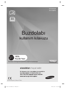 Kullanım kılavuzu Samsung RT72SASW Donduruculu buzdolabı