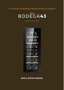 Handleiding Bodega43 B4318 Wijnklimaatkast