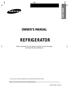 Manual Samsung SR-58NXA Fridge-Freezer