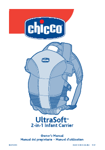 Manual Chicco UltraSoft 2in1 Baby Carrier