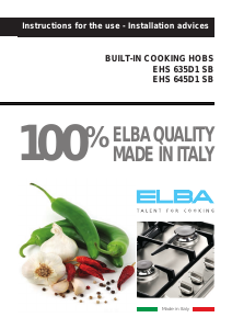 Manual Elba EHS 635D1 SB Hob