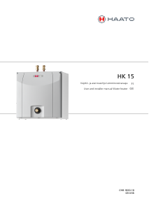 Käyttöohje Haato HK 15 Lämminvesivaraaja