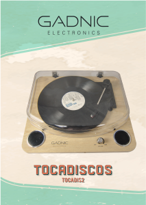 Manual de uso Gadnic TOCADIS2 Giradiscos