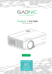 Manual de uso Gadnic PROJ0032 Proyector