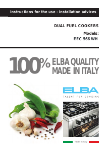 Manual Elba EEC-556 WH Range