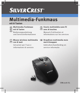 Manuale SilverCrest OM1008-SL Mouse