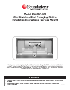 Manual Foundations 100-SSC-SM Changing Table