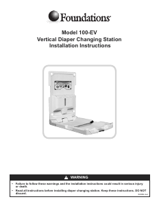 Manual Foundations 100-EV Changing Table